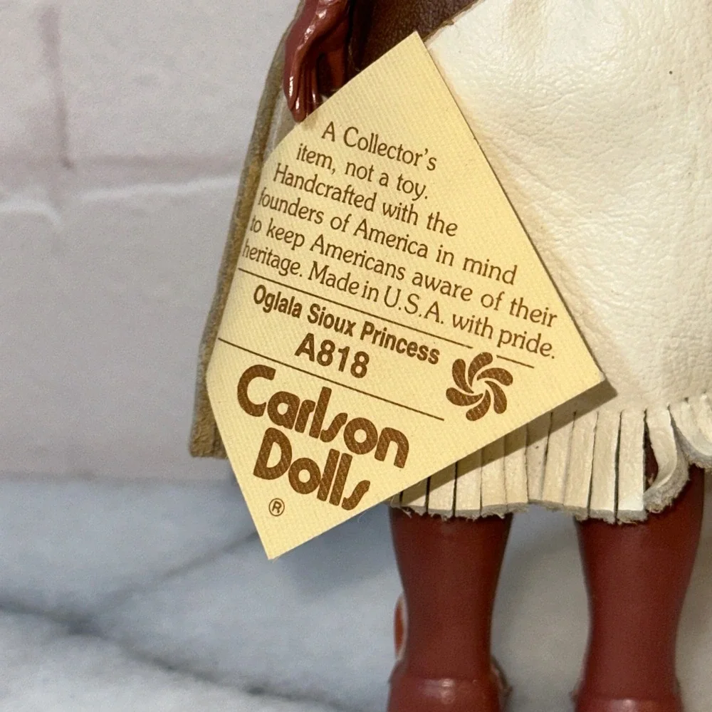 Carlson Dolls Oglala Sioux Princess A818 Vintage Native American Inspired Doll